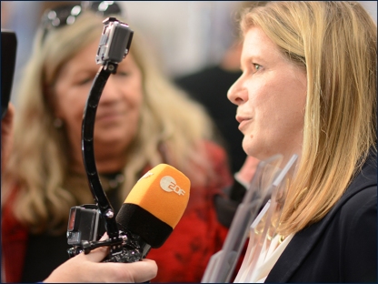 Interview mit dem ZDF auf der Erfindermesse iENA nach der Preisverleihung